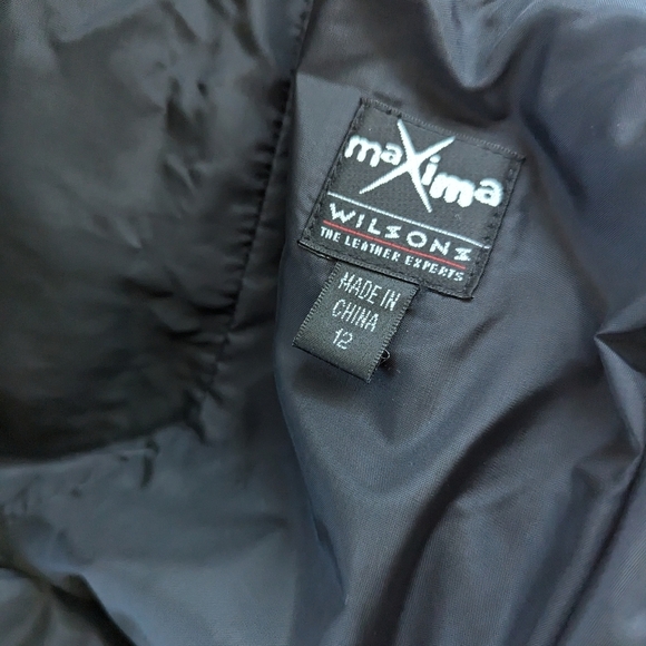 Vintage 90s Wilson's Maxima Leather Mini Skirt Minimalist Capsule - Picture 10 of 15